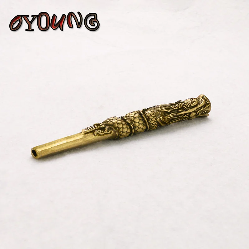 Ретро латунь дым дракон мундштук Fillter в виде курительной трубки - купить по