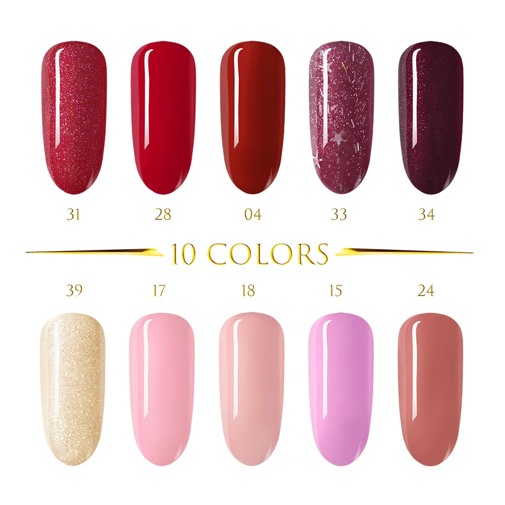 10Gel Polish Kit 4 Гель-лак для ногтей COSCELIA, 8 мл, 6/10 шт., набор гель-лаков для ногтей, все для маникюра, набор для дизайна ногтей, набор для ногтей - Цвет: 10Gel Polish Kit 4