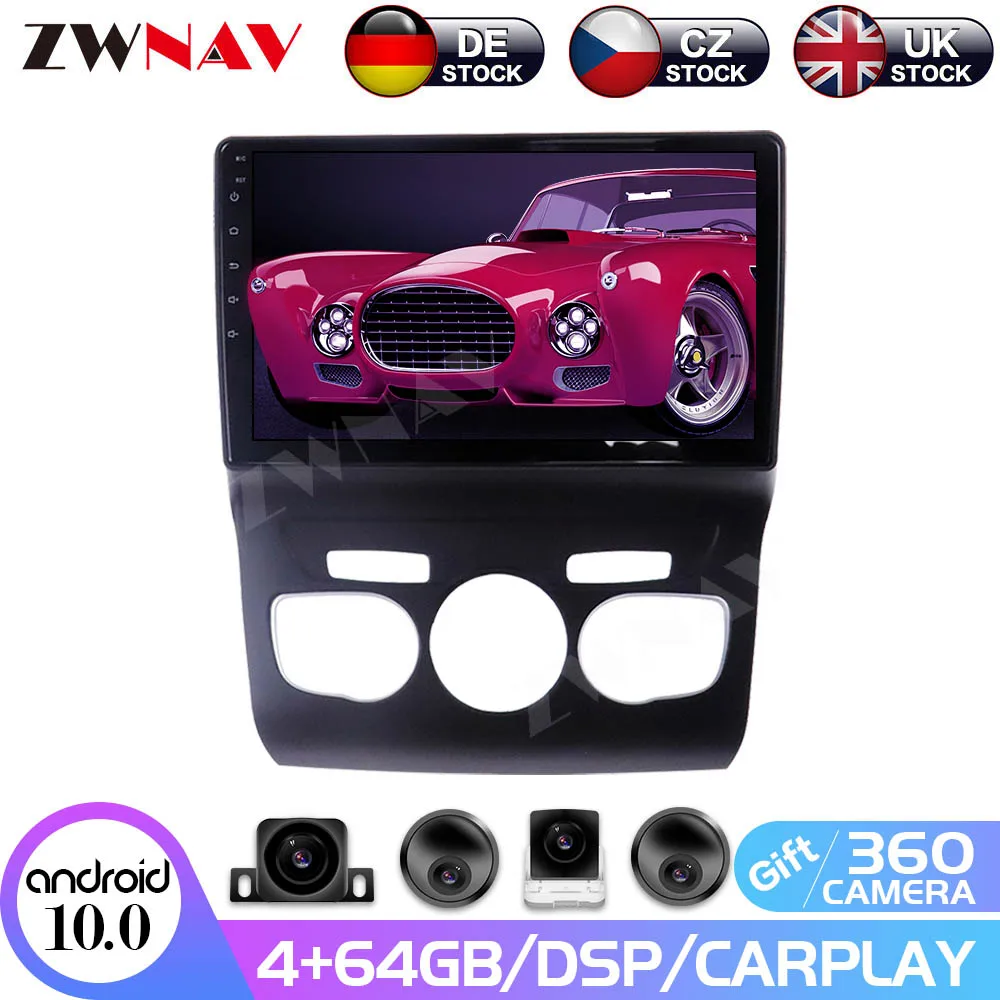 

Android 10 6 + 128 ГБ PX6 DSP Автомагнитола DVD-плеер GPS-навигация для Citroen C4 2010 2011 2012 - 2016 головное устройство мультимедиа