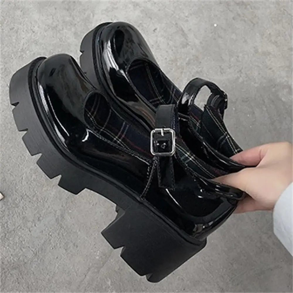 

Women Pumps Shoes Sneakers Brand Buckle Strap Platform High Heels Mary Jane Shoes Female Ladies Lolita Shoes Zapatillas Mujer