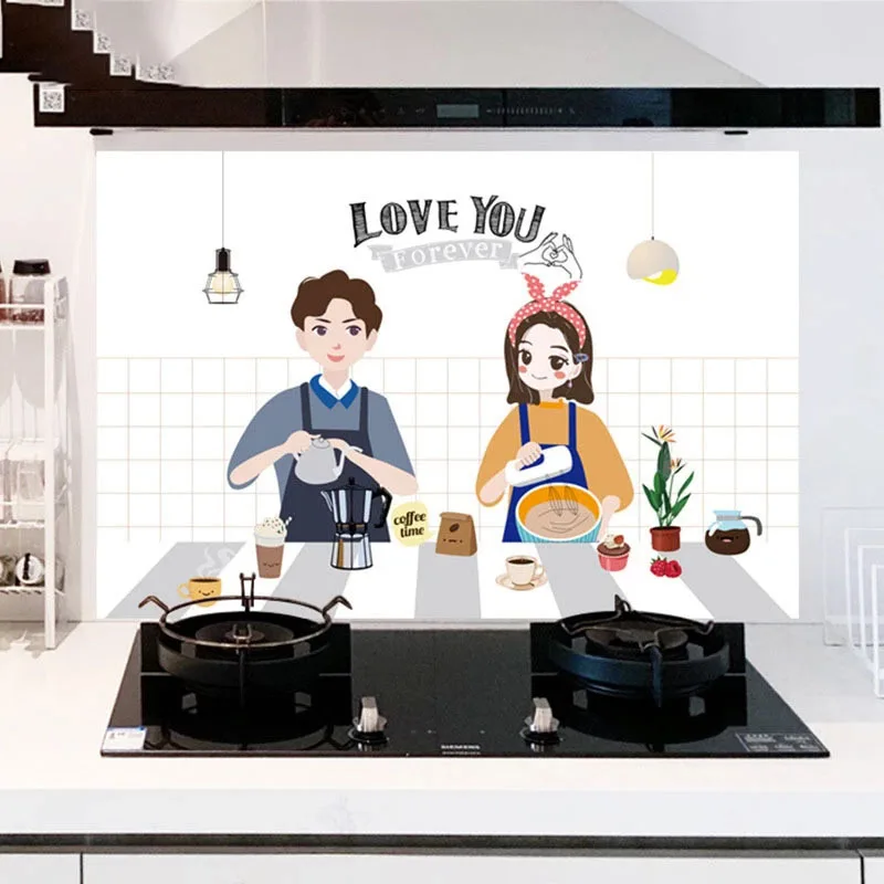 Водостойкая маслостойкая наклейка для кухонной капота 60 х90 см | Дом и сад