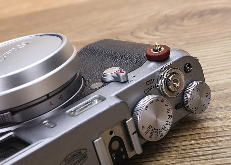Деревянная вогнутая поверхность кнопка спуска затвора для Fujifilm X100F XT30 20 XPRO2XE3 M10P Fuji X100F