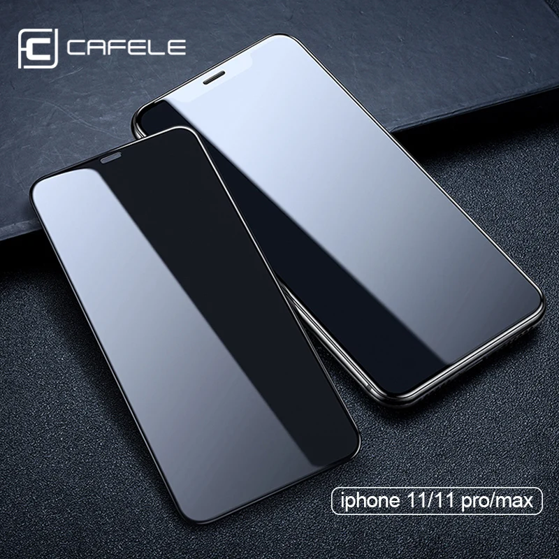 Cafele 9D полное покрытие экрана протектор Закаленное стекло для iPhone 11 pro max Защитное стекло для iPhone 11 pro max защита