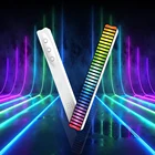 Светодиодная лента RGB с управлением через приложение и голосовым управлением, подсветка с музыкальным ритмом, совместимая с Bluetooth, перезаряжаемая лампа для украшения дома и автомобиля