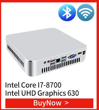MSECORE I7 8700 GTX1050TI 4G выделенная карта DDR4 Мини ПК Windows 10 Настольный компьютер игровой barebone linux intel неттоп HTPC 4K