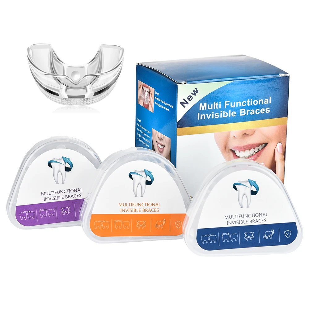 

Dental Appnliace Tooth Orthodontic Braces Trainer Dental Braces Teeth Trainer Alignment Braces Mouthpiece Adults Tooth Tray