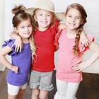 Летний хлопковый костюм Pudcoco для новорожденных девочек, блуза для мальчика, с рукавами-крылышками, твердые наряды, 7 цветов, От 0 до 4 лет