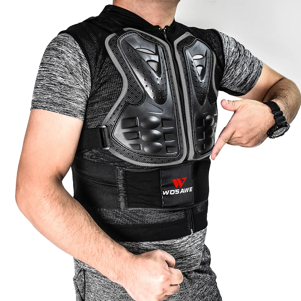 WOSAWE поддержка спины груди защита мотоцикл MTB скейтборд спорт на открытом воздухе