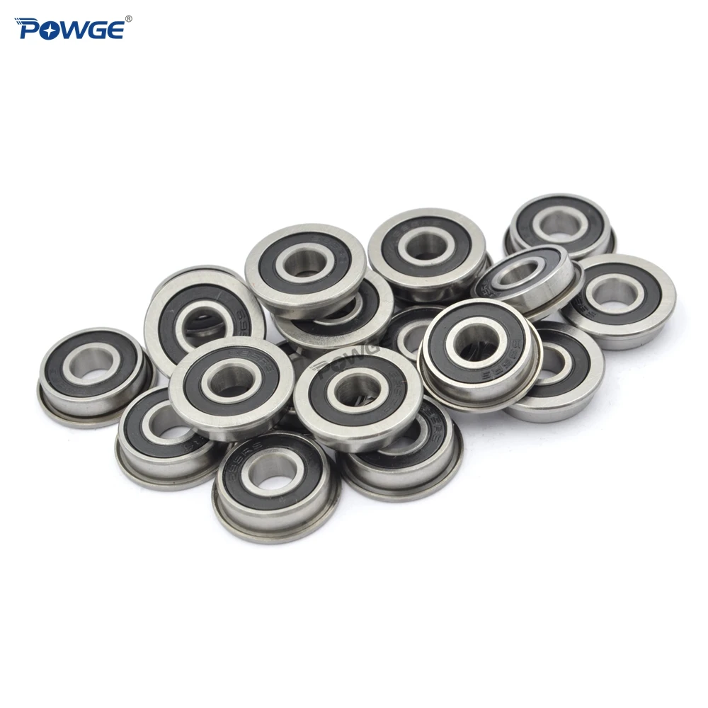 POWGE VORON F623 2RS подшипник 3*10*4 мм ABEC 7 фланцевый миниатюрный RS шариковые подшипники