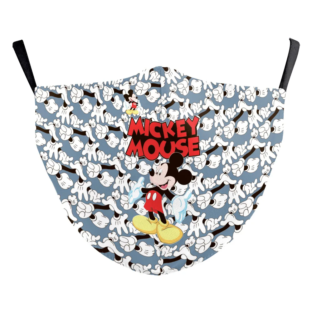 Маска для взрослых Disney многоразовая смешная маска с модным принтом Pm2.5 лица