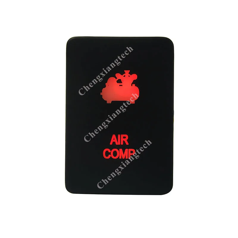 Красный светодиодный светильник для автомобиля 12 В 3 А воздушный COMP кнопка