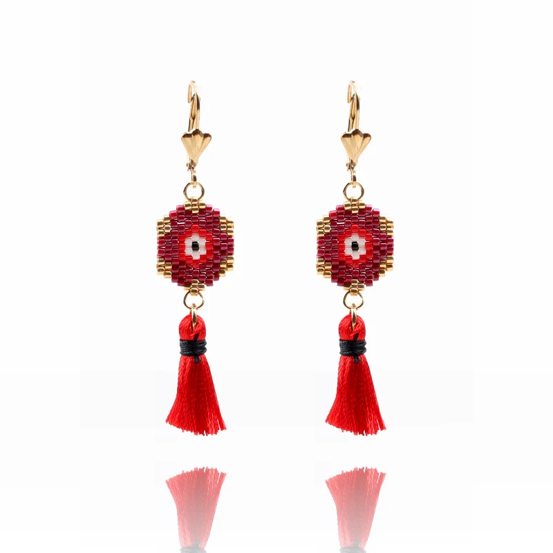 FAIRYWOO Hanmade золотые серьги сглаза Этнические горячие продажи ювелирные изделия для