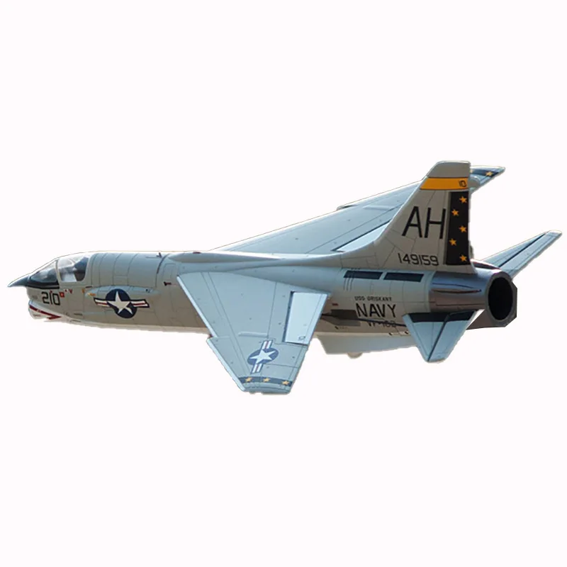 64 мм окончательного Би F-8 Crusader PNP и комплект радио управляемая модель для