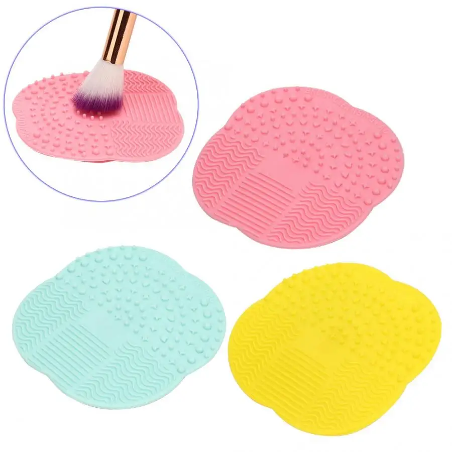 Силиконовый коврик для очистки кистей косметическая кисть мытья макияжа гель