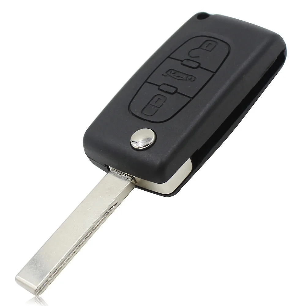 Раскладной чехол для автомобильного ключа брелка Citroen с 3 кнопками C2 C3 C4 C5 C6 XSARA GRAND