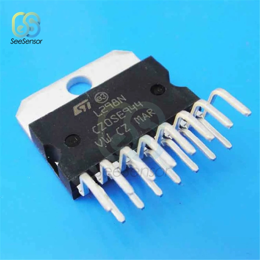 Драйвер шагового двигателя L298N ST Dual Full Bridge чип IC L298 ZIP-15 | Обустройство дома