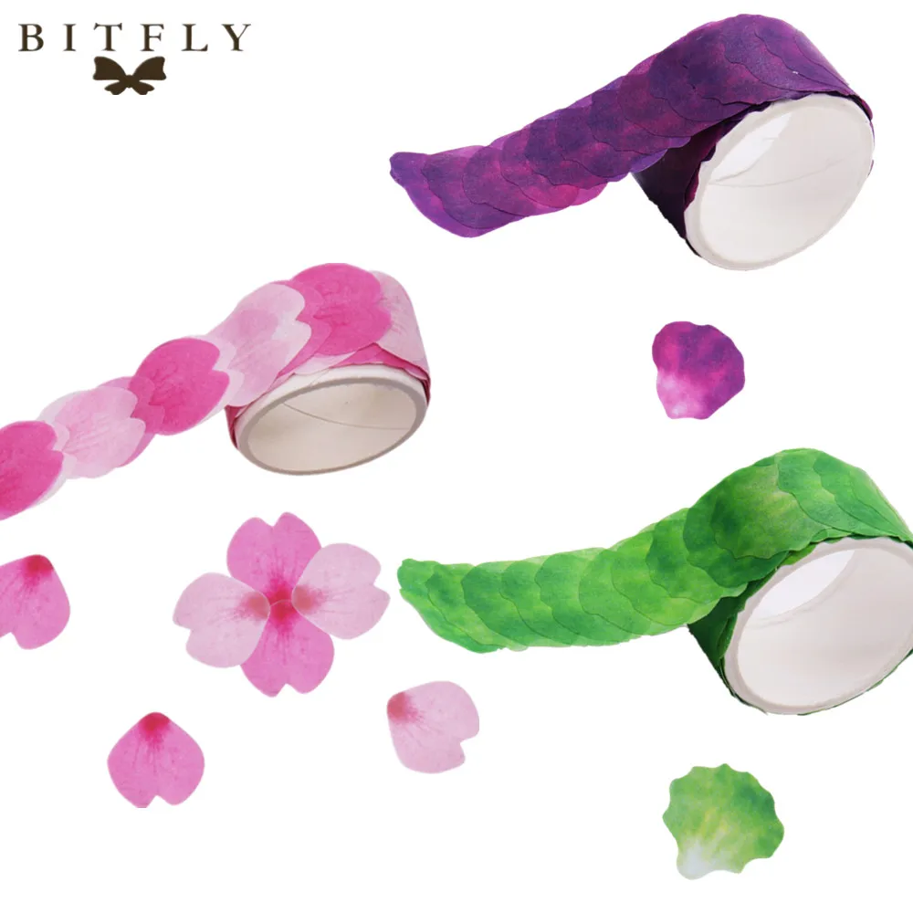 Декоративные лепестки цветов Васи клейкая лента с ароматом Сакура для