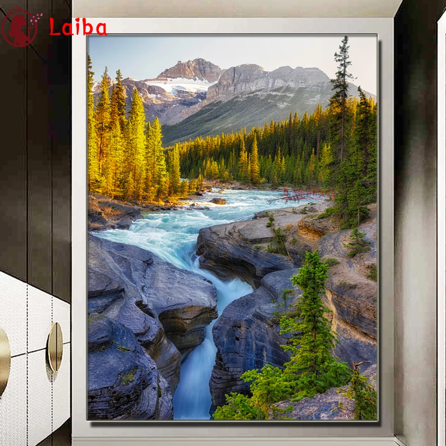 

Новая алмазная живопись, природное дерево, гора, Алмазная мозаика, распродажа, пейзаж, картины с Стразы, хобби и крафтовый Декор