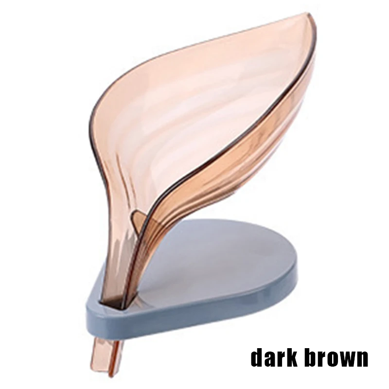

Bathroom Decor Leaf Shape Hollow Soap Holder Drainage Storage Holder Container Home Accessories
