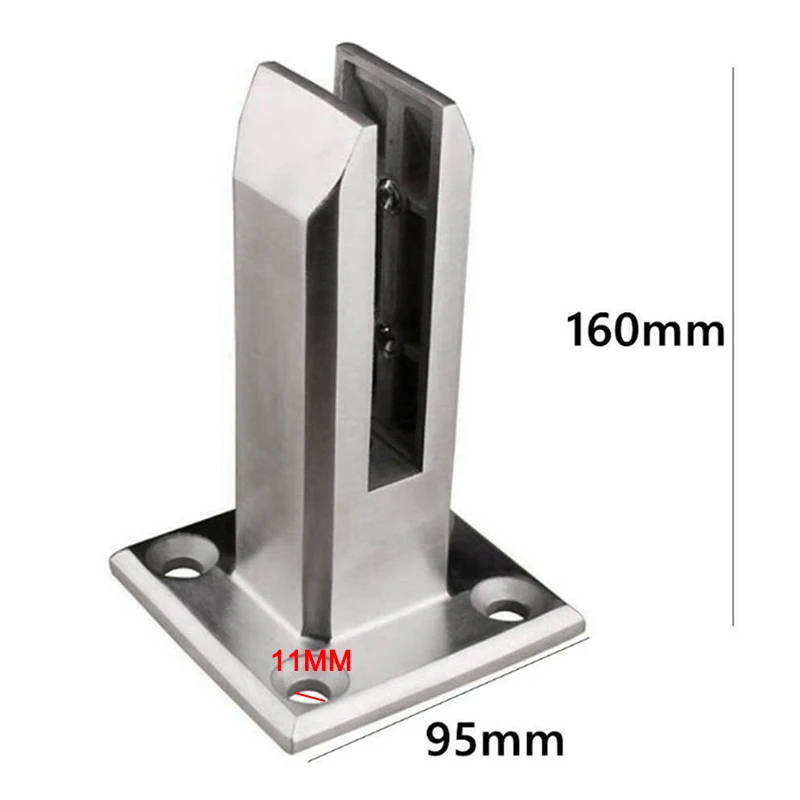 Напольная стойка лестница Балконная стеклянная для бассейна зажим перил магазин