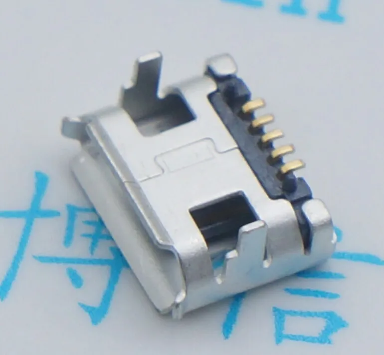 20 шт. разъем Micro 7 2 ремень припоя Разъем USB usb 5 p/F|Соединители| |