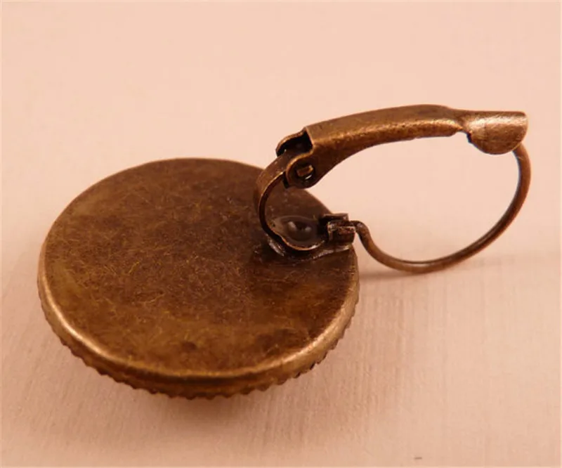 Многоцветные висячие серьги с кабошонами из стекла Дерево жизни Модные