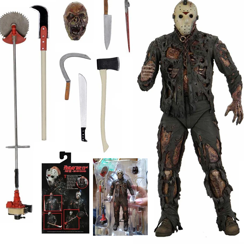 

NECA Friday Toys Freddy Jason Voorhees Action Figure Toy Doll Christmas Birthday Gift
