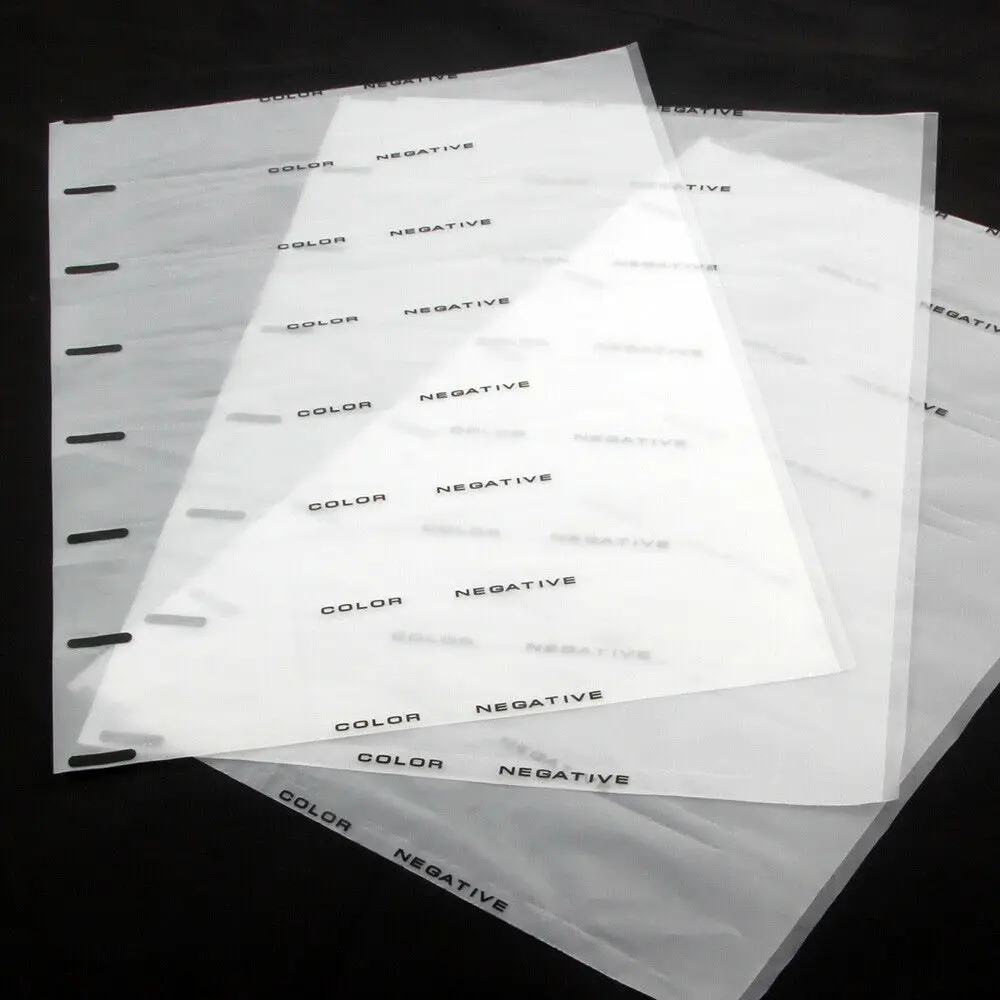 Бескислотный архивный защитный лист для хранения 35 мм 135 B & W цветной отрицательный слайд от AliExpress WW