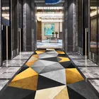 Длинные геометрические ковры Reese для вестибюля, противоскользящие настилы для гостиной, спальни, лестницы, прихожей, домашний декор, коридор, вечеринка, свадьба