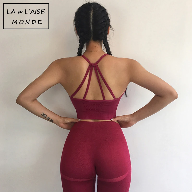 Lucylizz женский полый спортивный бюстгальтер для фитнеса дышащий йоги топ занятий