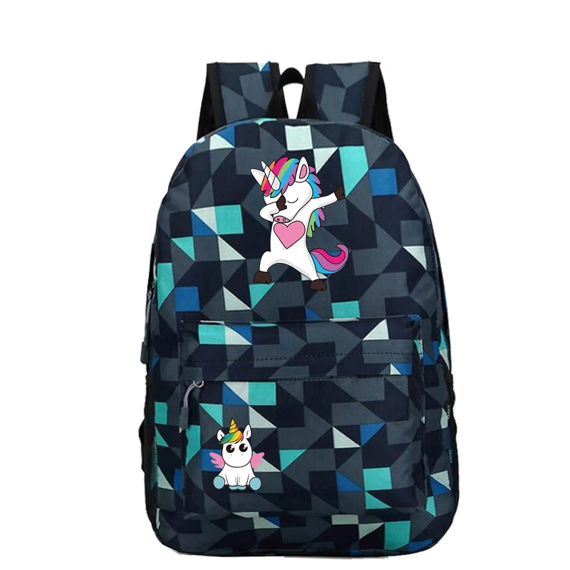 

DAB Unicorn Popular Backpack Boys Girls Fashion Popular Pattern Beautiful School Backpack High Quality Practicality Bags