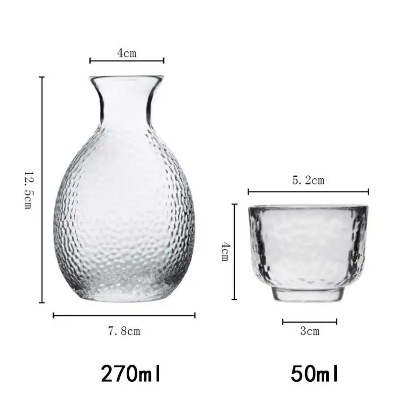 Креативный японский стеклянный набор саке один горшок Четыре Бокала для вина