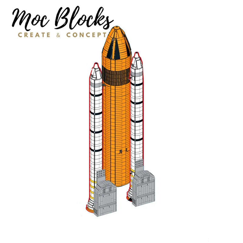

Вертикальная подставка для космического корабля Discovery MOC, Космический транспорт, ракета, строительные блоки, коллекция, Diy Модель, рождестве...