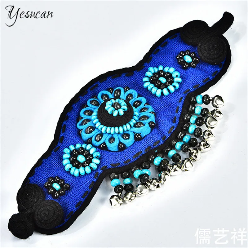 Этнический женский тканевый браслет новый с подвесками для дружбы мужской