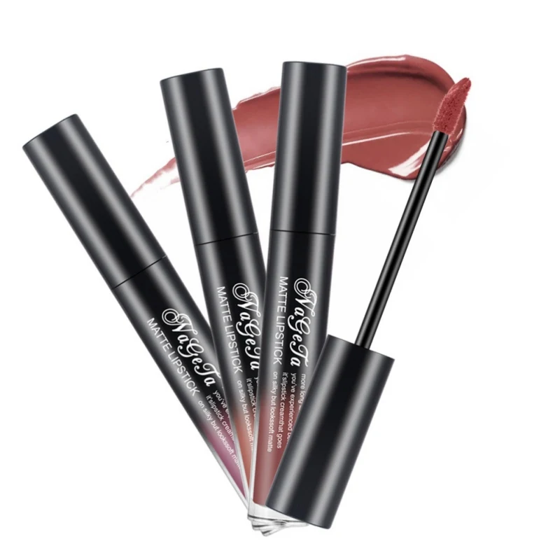 12 видов цветов матовая губная помада блеск для губ Водонепроницаемый Матовая