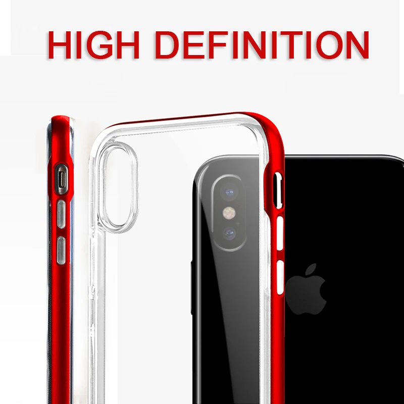 

Stand Case for iPhone X Xs Xr Cases for iPhone Xs Max SHockproof Clear Transparent TPU Flexible Slim Gel Kickstand Cover Shell