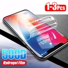 1-3 шт., Гидрогелевая Защитная пленка для iphone 12 7 6 6s 8 Plus X XR XS Max 11 Pro max