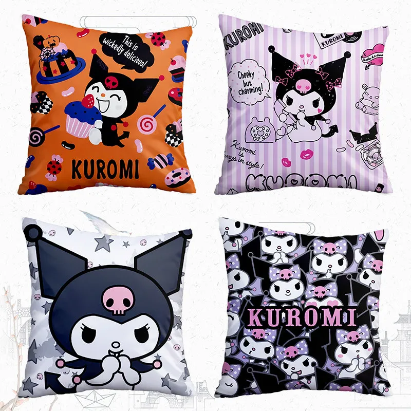 

Sanrio Kuromi Mymelody Cinnamoroll Kawaii Плюшевые игрушки Подушка Мягкая кукла мультяшный фильм Плюшевые игрушки Рождественский подарок для девочки