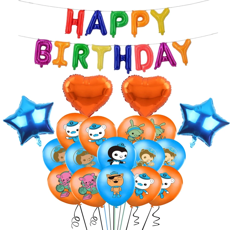 Восемь ячеек надувные шары осьминог песо квазий латексный шар вечерние в честь