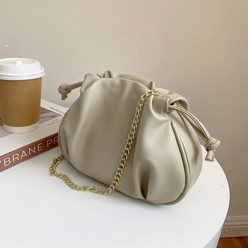 

Маленькие сумки через плечо из искусственной кожи на шнурке для женщин 2021 женские черные желтые сумки на плечо и кошельки брендовые Роскошн...