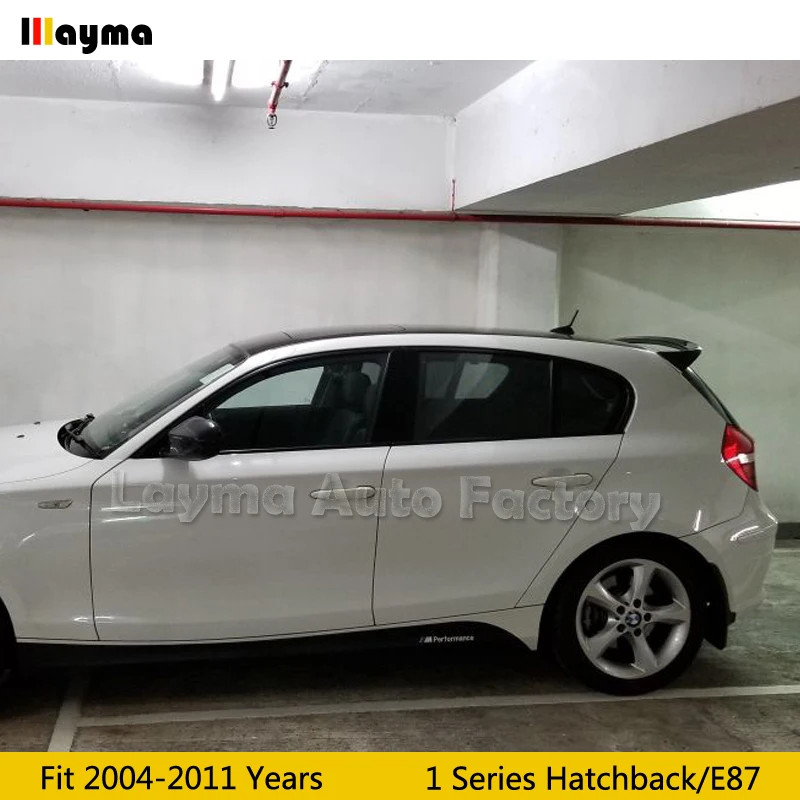 Автомобильный спойлер из углеродного волокна на крышу для хэтчбека BMW 1 серии E87