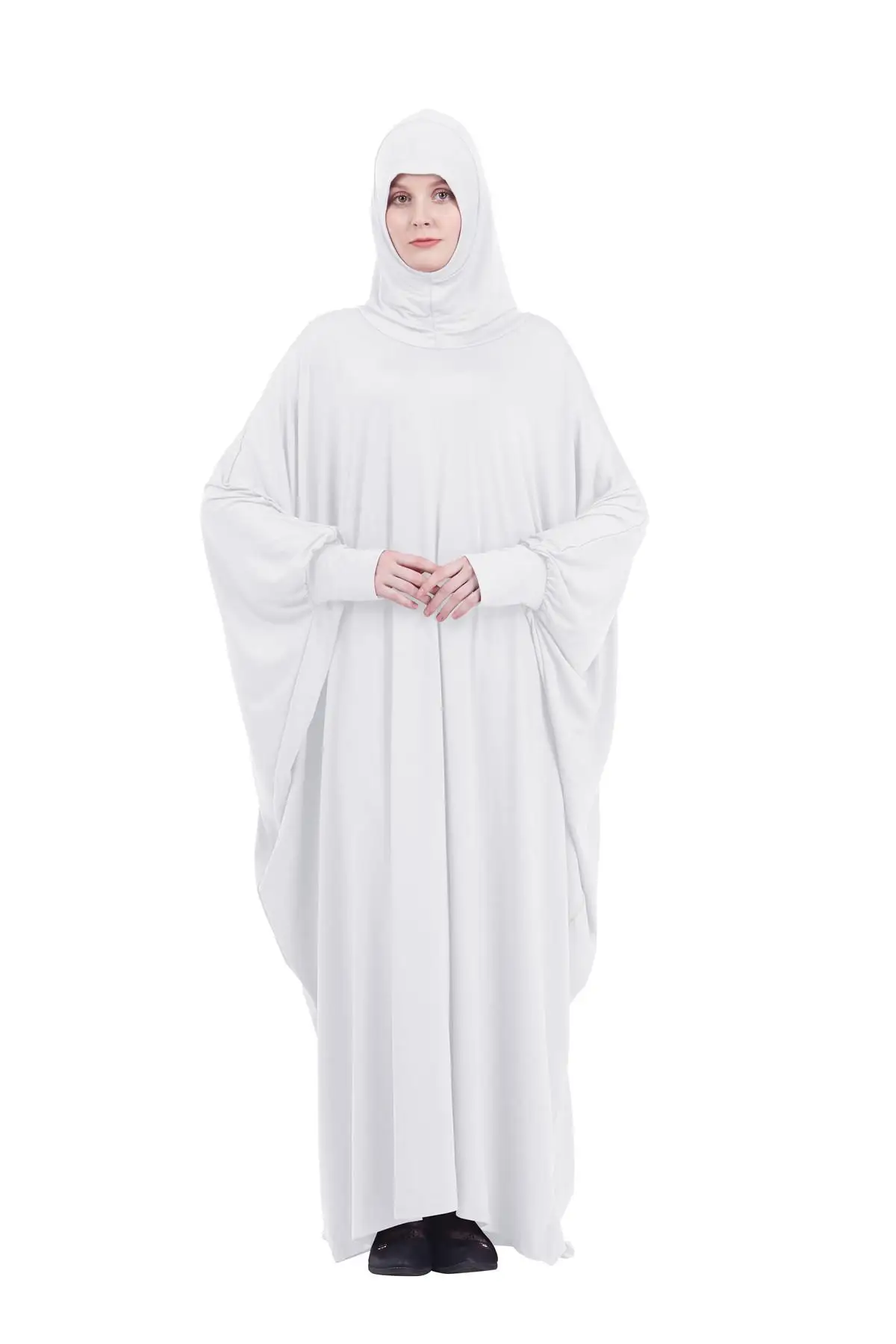 Официальное мусульманское Молитвенное платье, женское платье с капюшоном, длинное Молитвенное платье-кимоно с турецким намазом, абайя, хид... от AliExpress WW