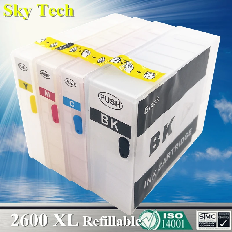 

Refillable Ink Cartridge For PGI2600 , PGI-2600 XL For Canon MAXIFY IB4060 MB5060 MB5160 MB5360 MB5460 , With ARC Chip