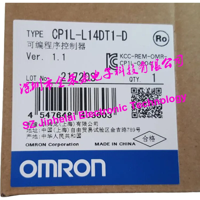 

100% New and Original CP1L-L14DT1-D OMRON Programmable Controller
