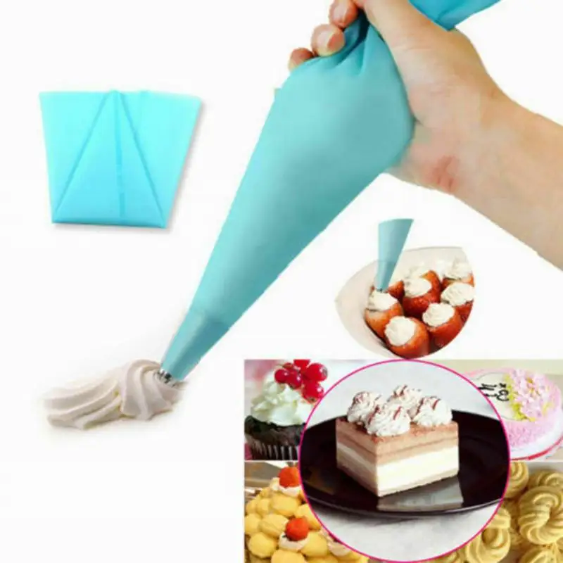 26 шт./компл. силиконовый кондитерский мешок советы Кухня DIY обледенение трубопроводов крем многоразовый кондитерский сумки+ 24 Насадки Набор Инструменты для украшения торта