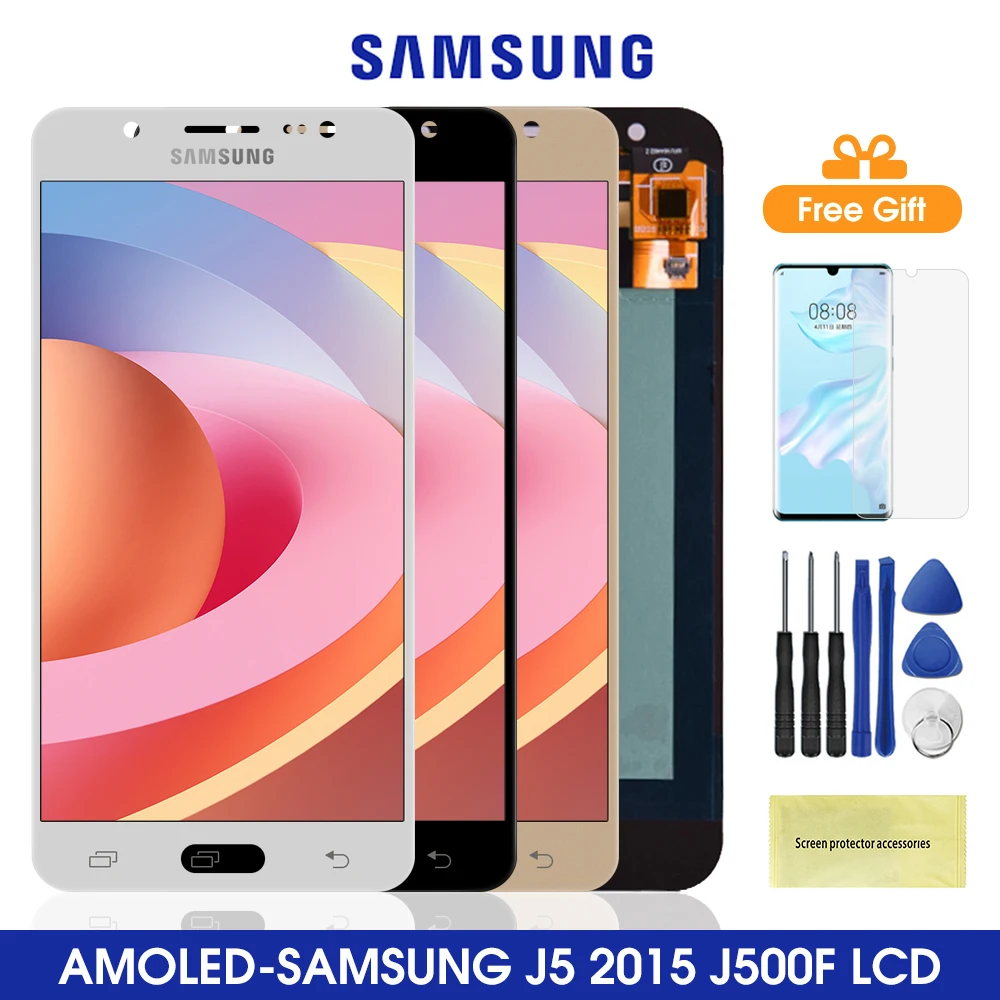 5 0 ''оригинальный J500 ЖК дисплей для SAMSUNG Galaxy J5 2015 сенсорный экран дигитайзер