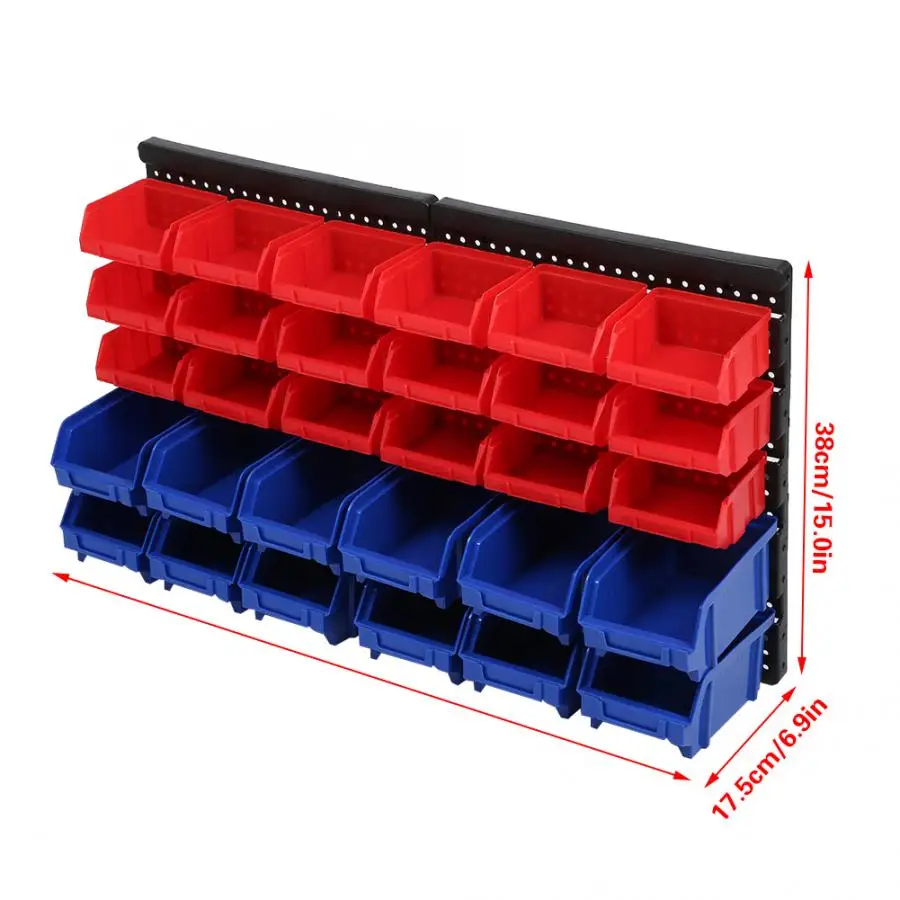 30 шт. укладка Коробки настенная полка коробка настенный магнитный контейнеры