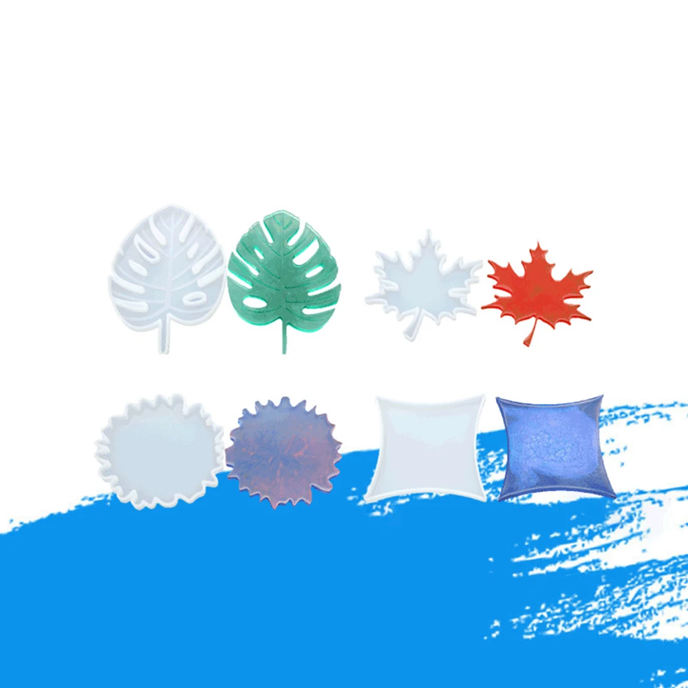 DIY силиконовые формы чашки коврик для воды держатель эпоксидной смолы Ремесла