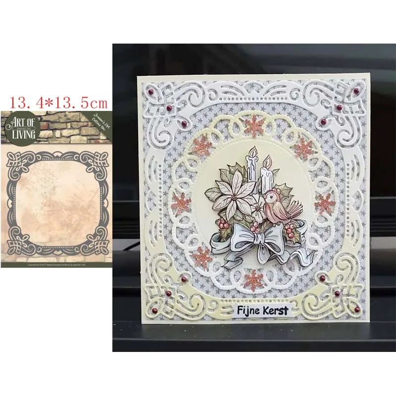 

Placed photo album frame Cutting Dies for DIY Scrapbooking Album Paper Cards Decorative Craft Embossing Template new 2021