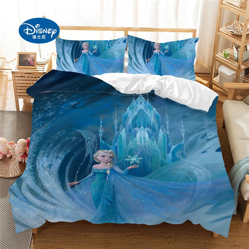 Disney Frozen/Детский Комплект постельного белья Анна и королева Эльза для девочек